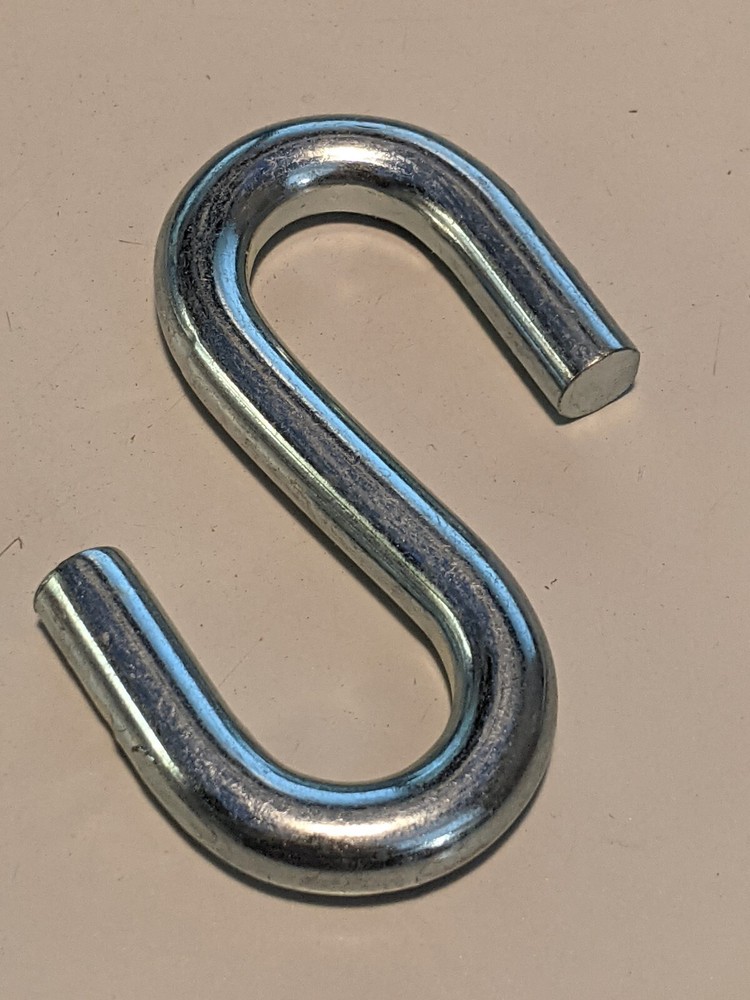 S-HOOK 3.15" LONG X 3/8" THICK 5 EACH