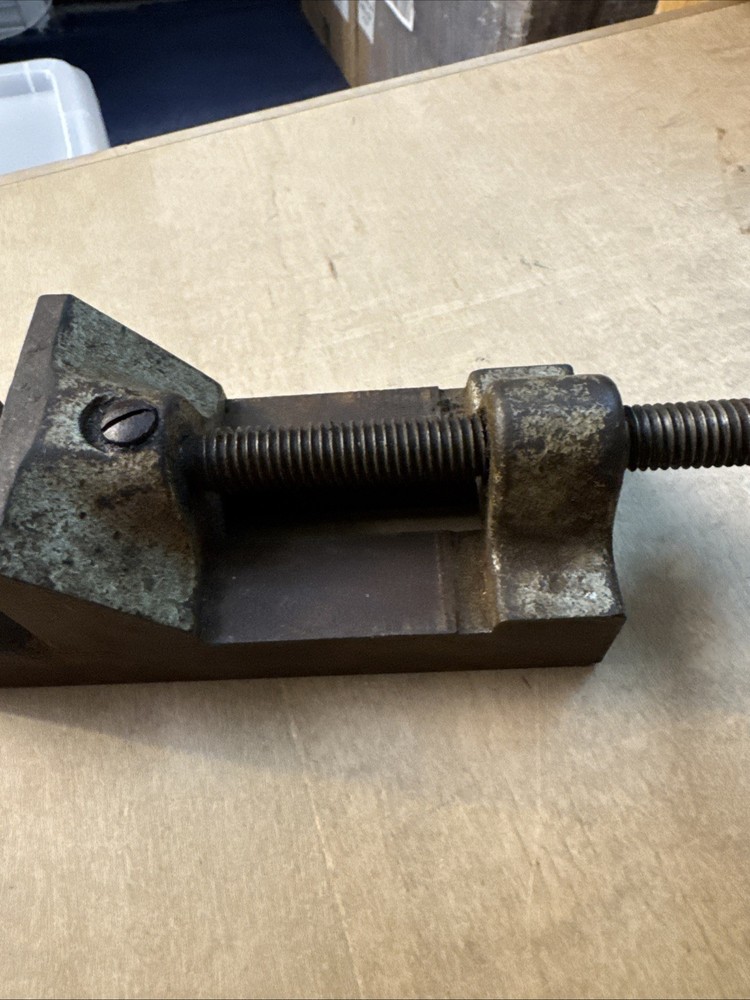 Vintage Machinist Drill Press Vise ( Read Description )