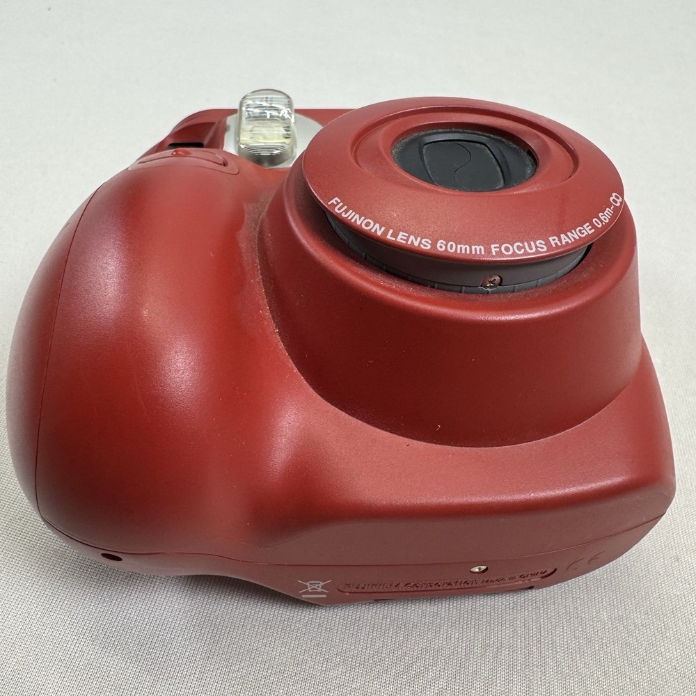 Fujifilm Instax Mini Instant Camera (RED) Untested But Powers On