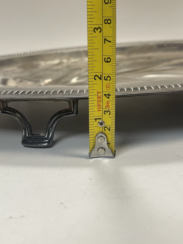 Vintage Poole Footed Serving Meat Platter Tray
