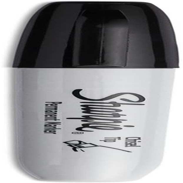 Permanent Markers Chisel Tip Black 4-Pack Fine Bold Writing Ink