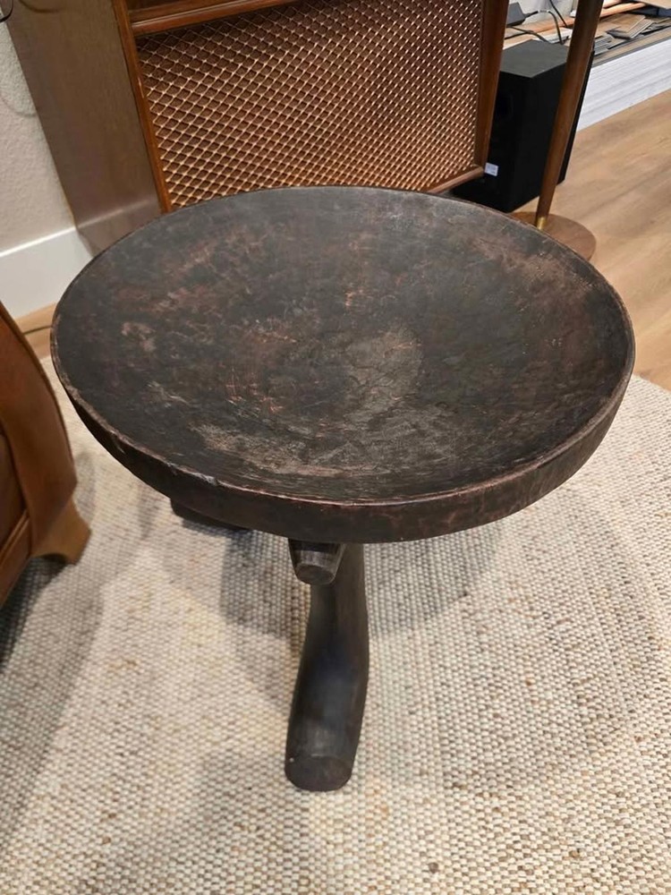 Antique Ethiopian Three-Legged Stool
