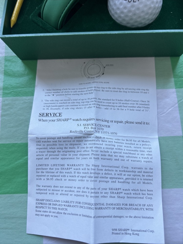 Sharp Golfer Watch Box Set