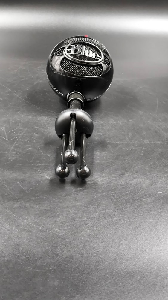 Blue Snowball USB Microphone Used Working Black