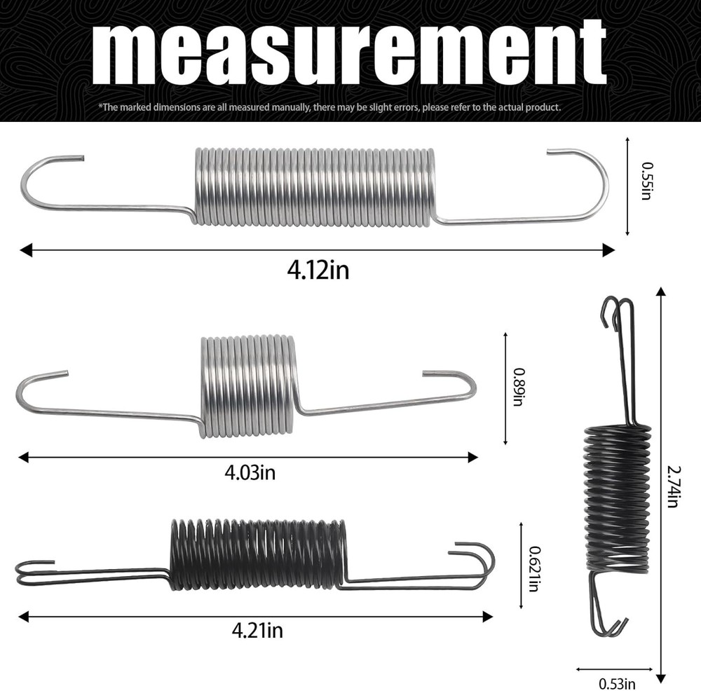 Throttle Return Spring Assortment, Universal Carburetor Return Dual Spring (Comp
