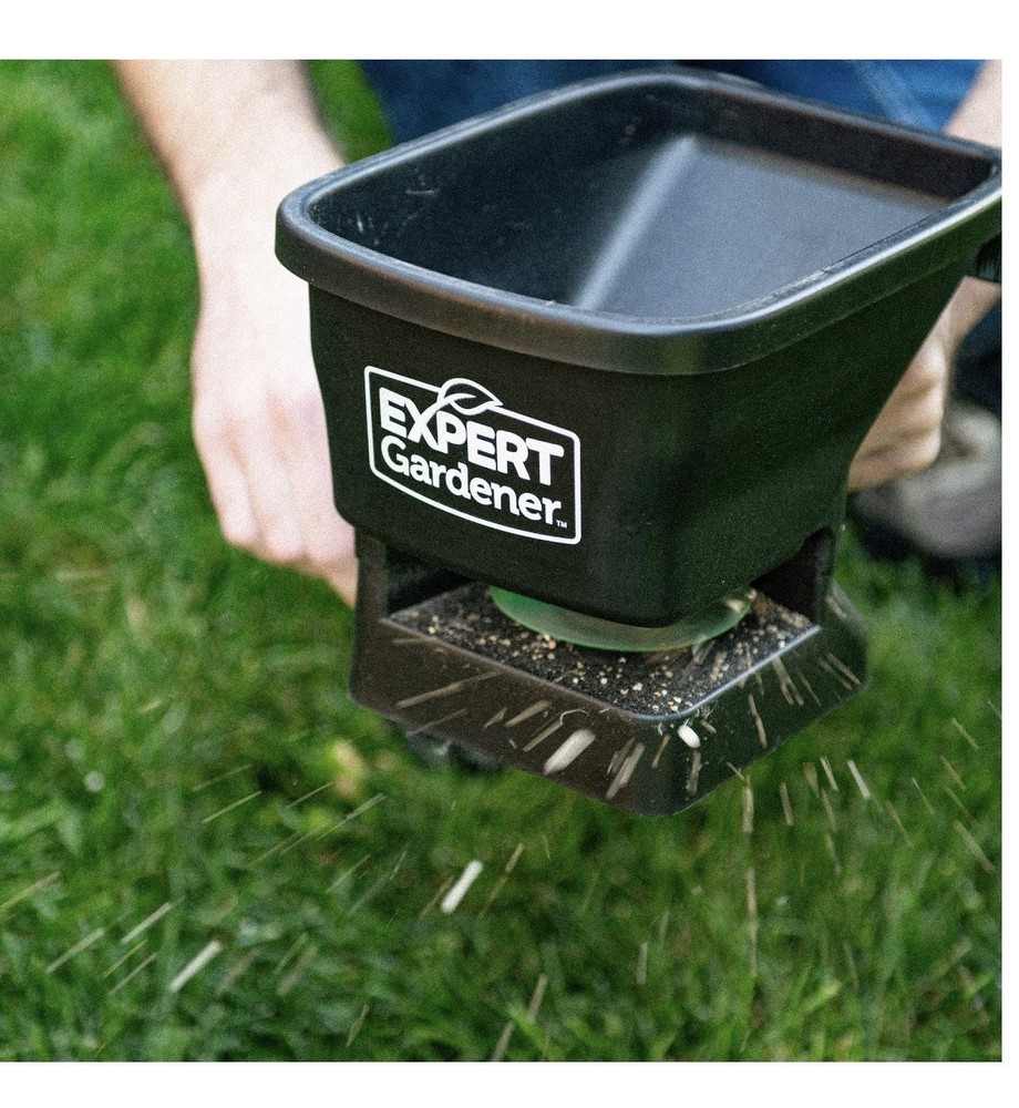 Expert Gardener Handheld Seed & Fertilizer Spreader