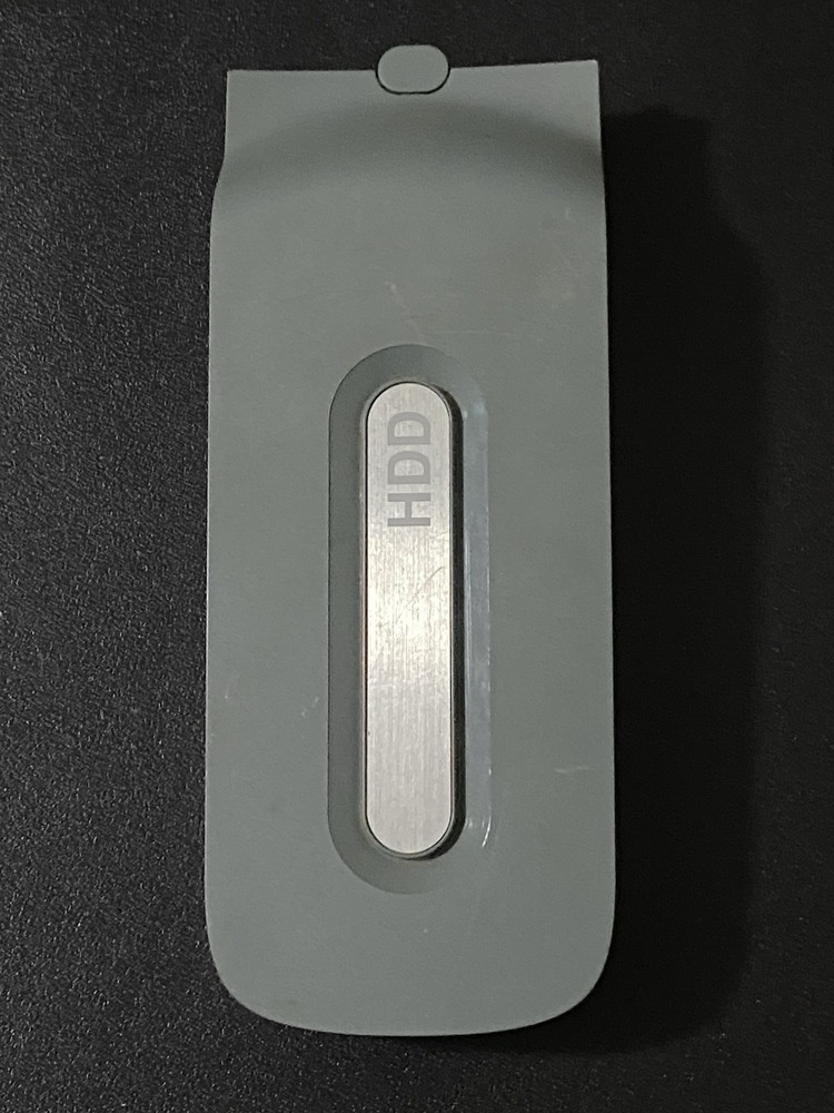 Official Microsoft Xbox 360 External 20GBHDD Hard Drive HDD -SILVER TRIM MISSING
