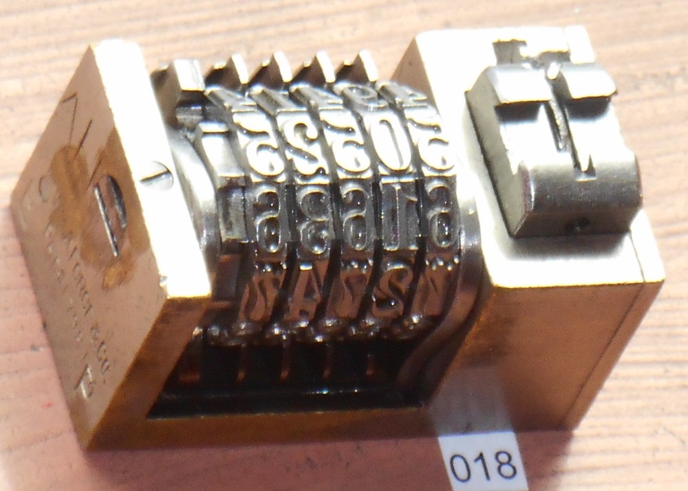 Letterpress Numbering Machine (WMA / FORCE)