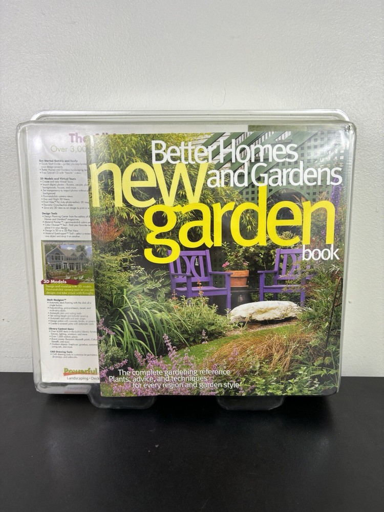 Better Homes & Gardens: Landscaping & Deck Designer SEALED - Windows 98/2000/XP