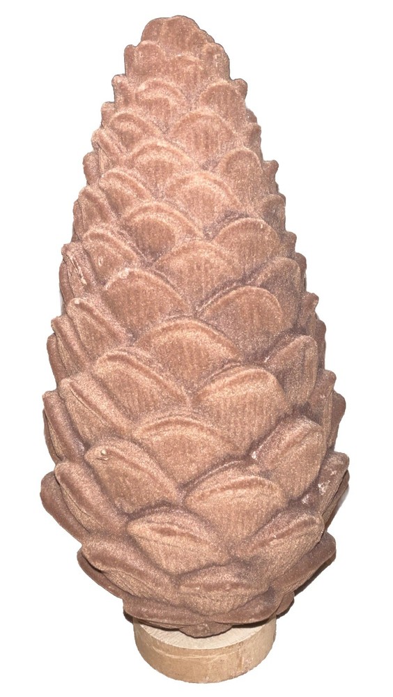 Ashland Brown Flocked Pinecone Christmas Tree Tabletop Decor