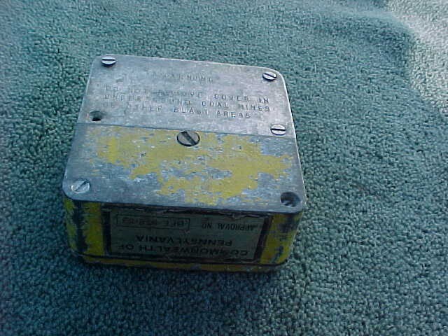 Vintage Coal Mining Detonator / Galvanometer for Blasting Machine Pennsylvania