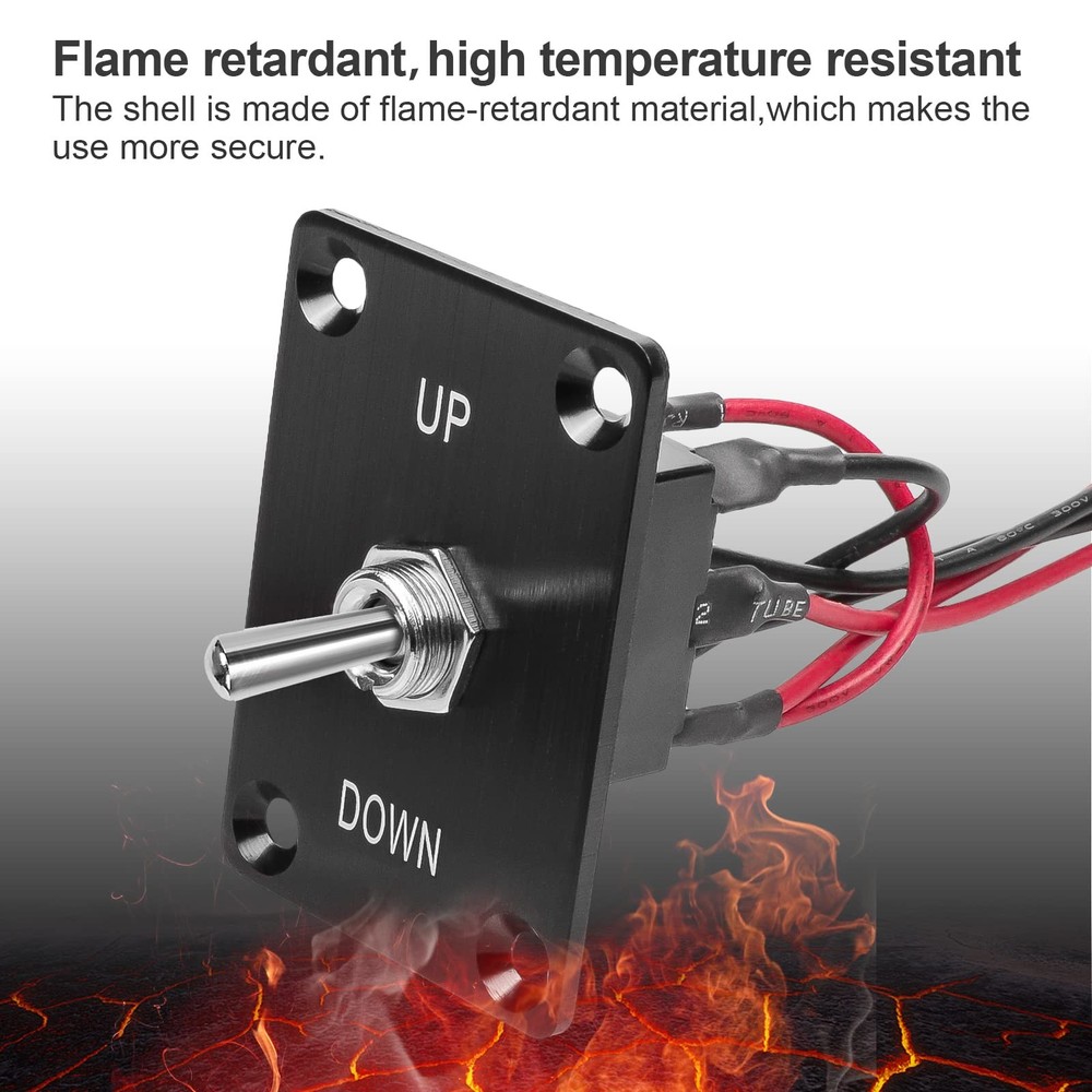 GUETNEU Button Switch Rocker Switch Toggle Switch Self Reset Six Pin Three Po...