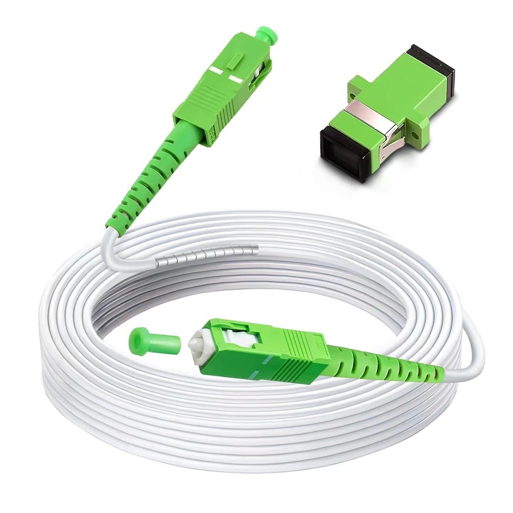 Armored fiber optic patch cable single mode internet cord