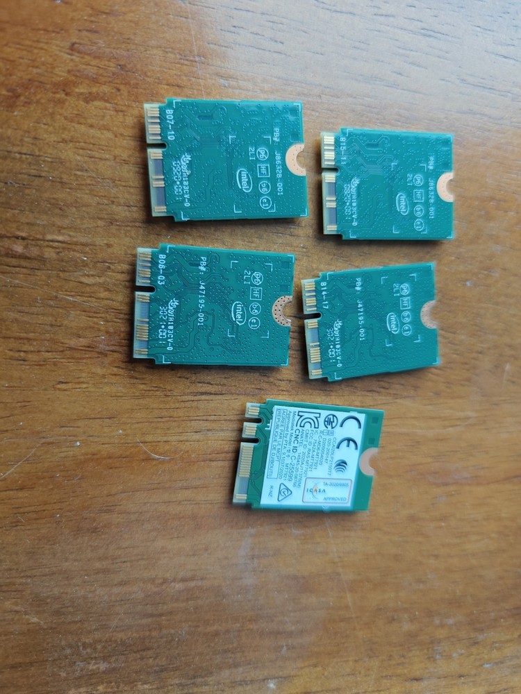 Laptop Wifi Module Intel Mediatek Lot X5