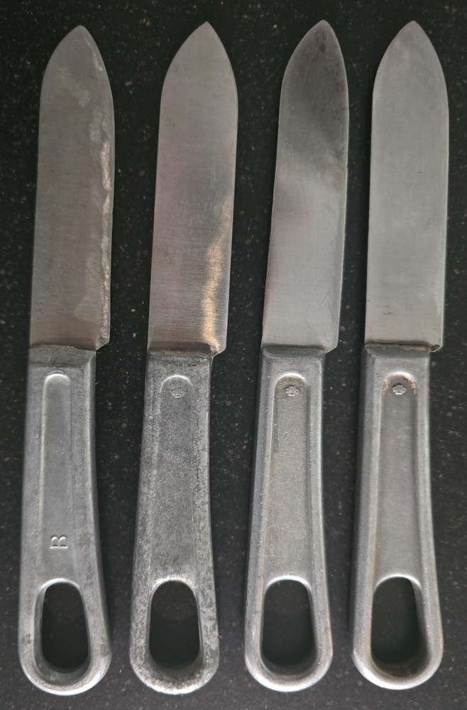 4 WW-I Era US Army Mess Kit Knives