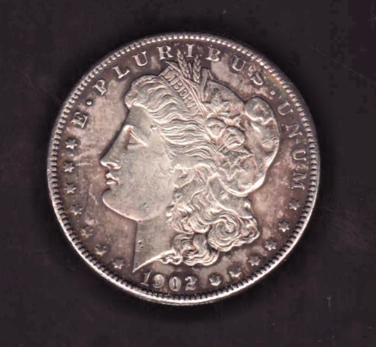 1902 O  MORGAN DOLLAR   EF+