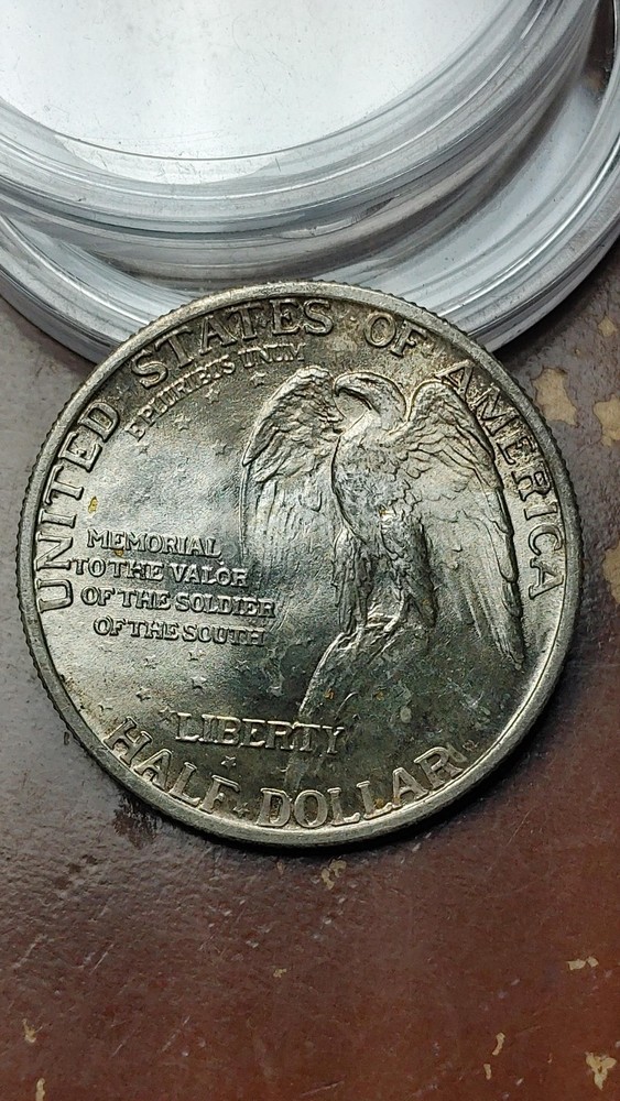 1925 Stone Mountain Silver Half Dollar Commemorative UNC Uncirculated W795