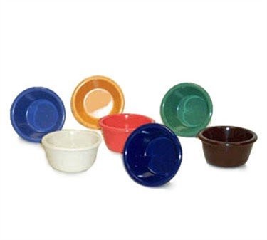 Ramekin - Melamine 3 oz. Capacity, Smooth, Yellow, 12/CS