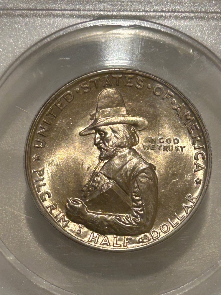 1920 Pilgrim Silver Half Dollar ANACS MS62
