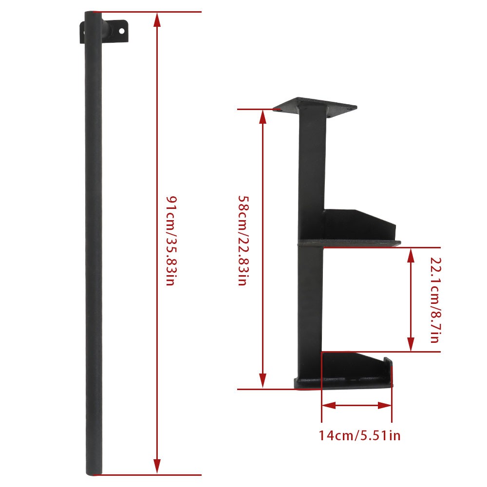 High Quality Boat Step Combo 3 Step Boat Trailer Steps For Universal New