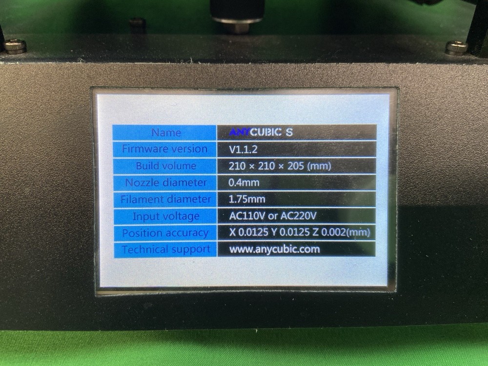 ANYCUBIC S Modelling 3D Printer