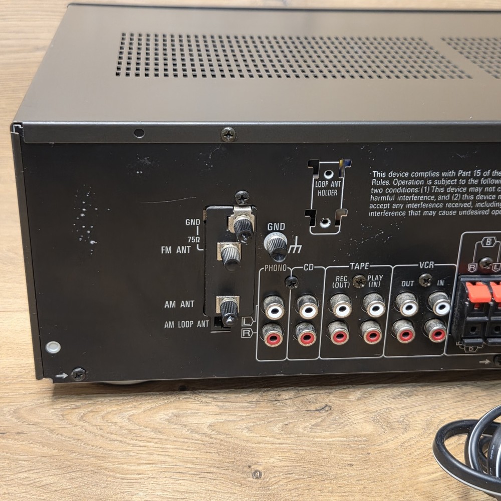 Technics SA-EX140 AM FM Phono Stereo Receiver System Tested *No Remote