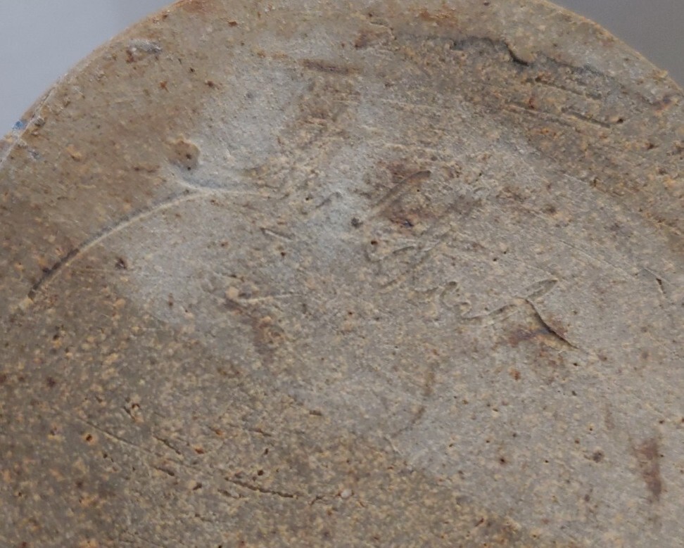 Studio Art Pottery Toothbrush Holder Funky Man