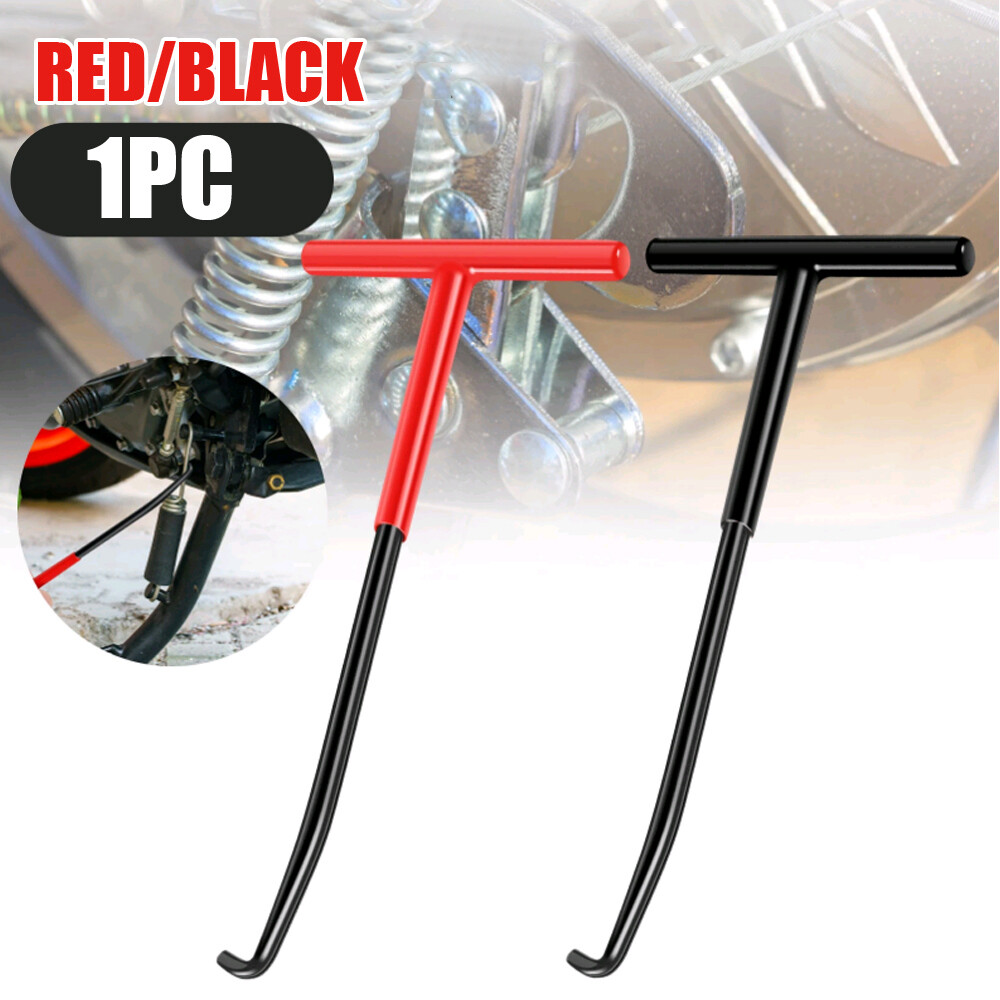 Motorcycle Exhaust Tension Spring Hook T-Type Handle Puller Tool Stainless Steel