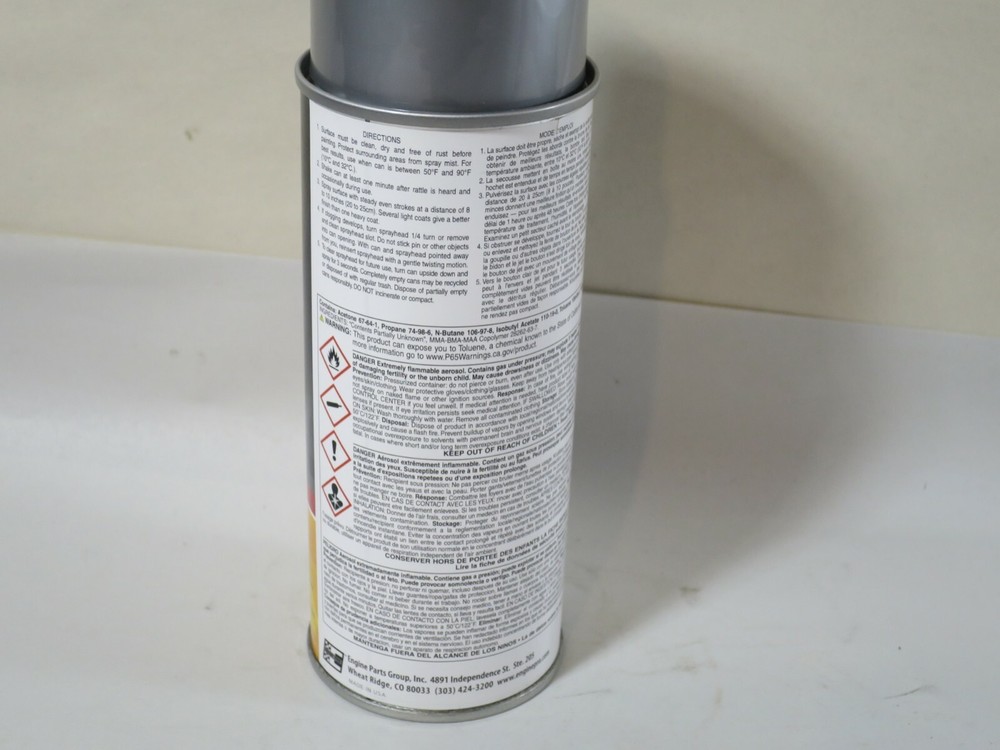 Engine Pro 46-410 Engine Enamel Paint Universal Silver 12oz Can