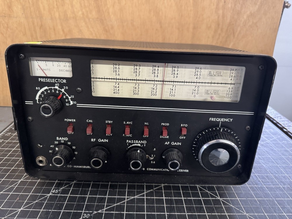 R.L. Drake Co. Model 2-B Vintage Communications Receiver – Untested