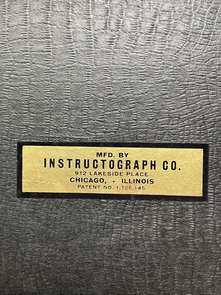 Instructograph Code Instructor Morse Code Trainer Telegraphy Vintage-RARE