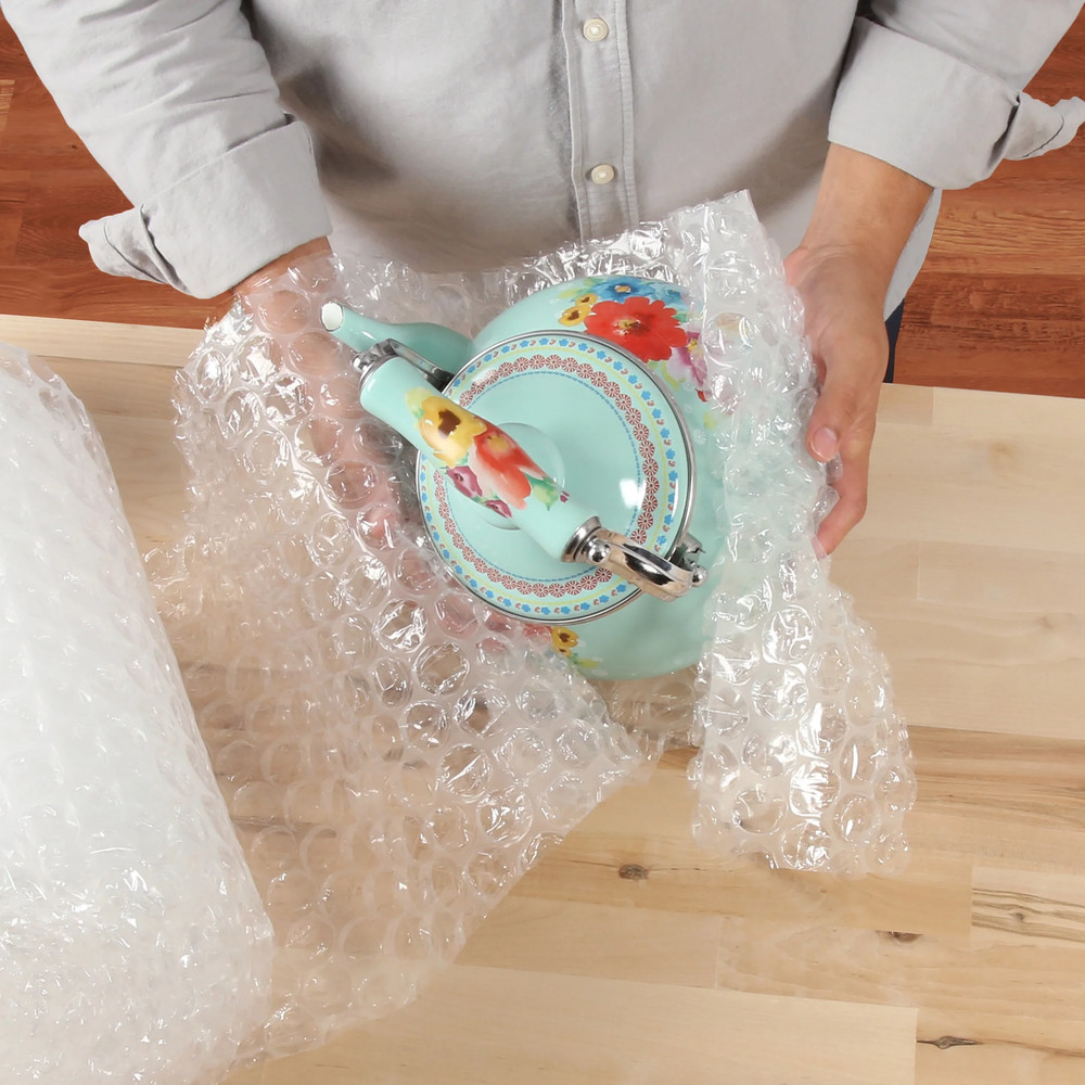 12 In. X 30 Ft. Bubble Cushion Roll, Clear, Plastic, 3/16" Small Bubbles