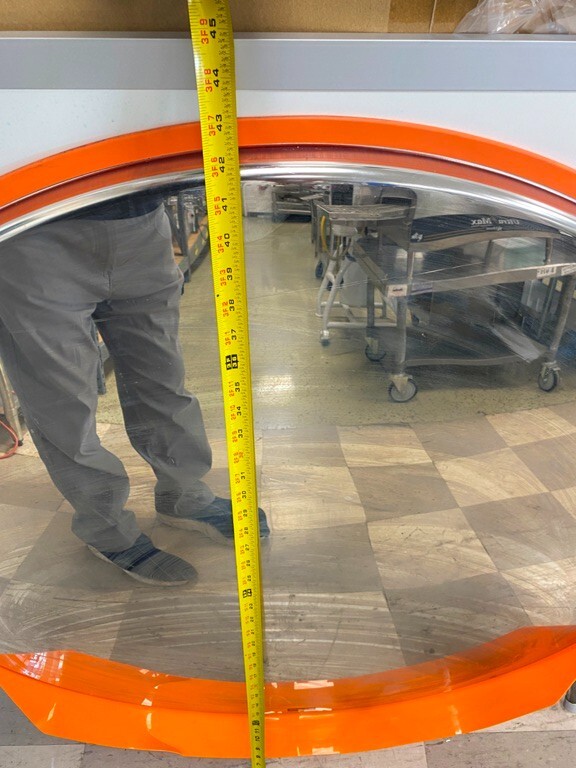 Mirror/ Convex 42" Safety Mirror w/ Visor