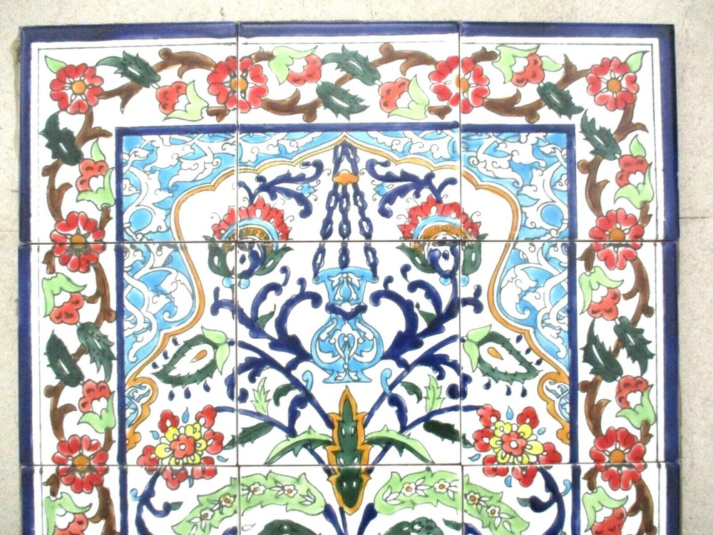 18" x 24" Ceramic tile art Mosaic wall mural Panel Fruit floral BACKSPLASH