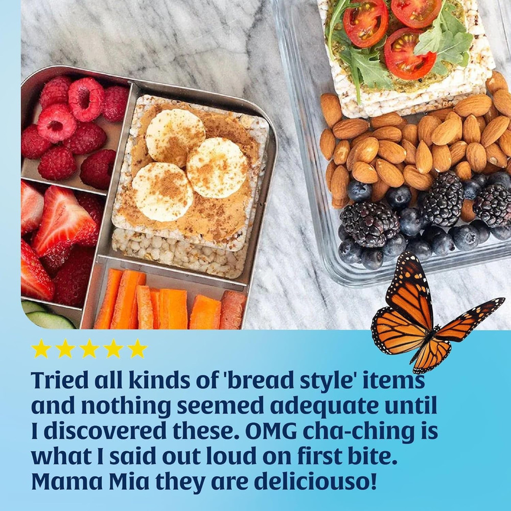 Organic Thin Stackers, Brown Rice, Lightly Salted, Thin Rice Cakes, Gluten-Free,