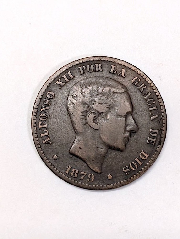 SPAIN - 1879 - 10 CENTIMOS  - 16 M