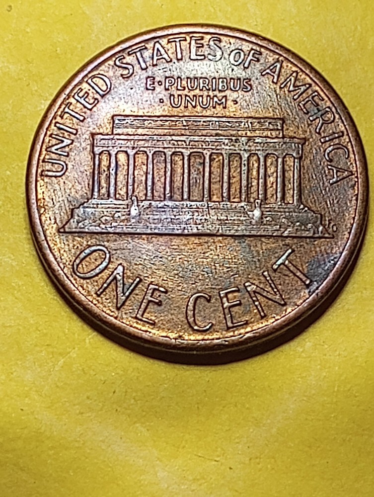 1986 Lincoln Cent Lamination Error #128