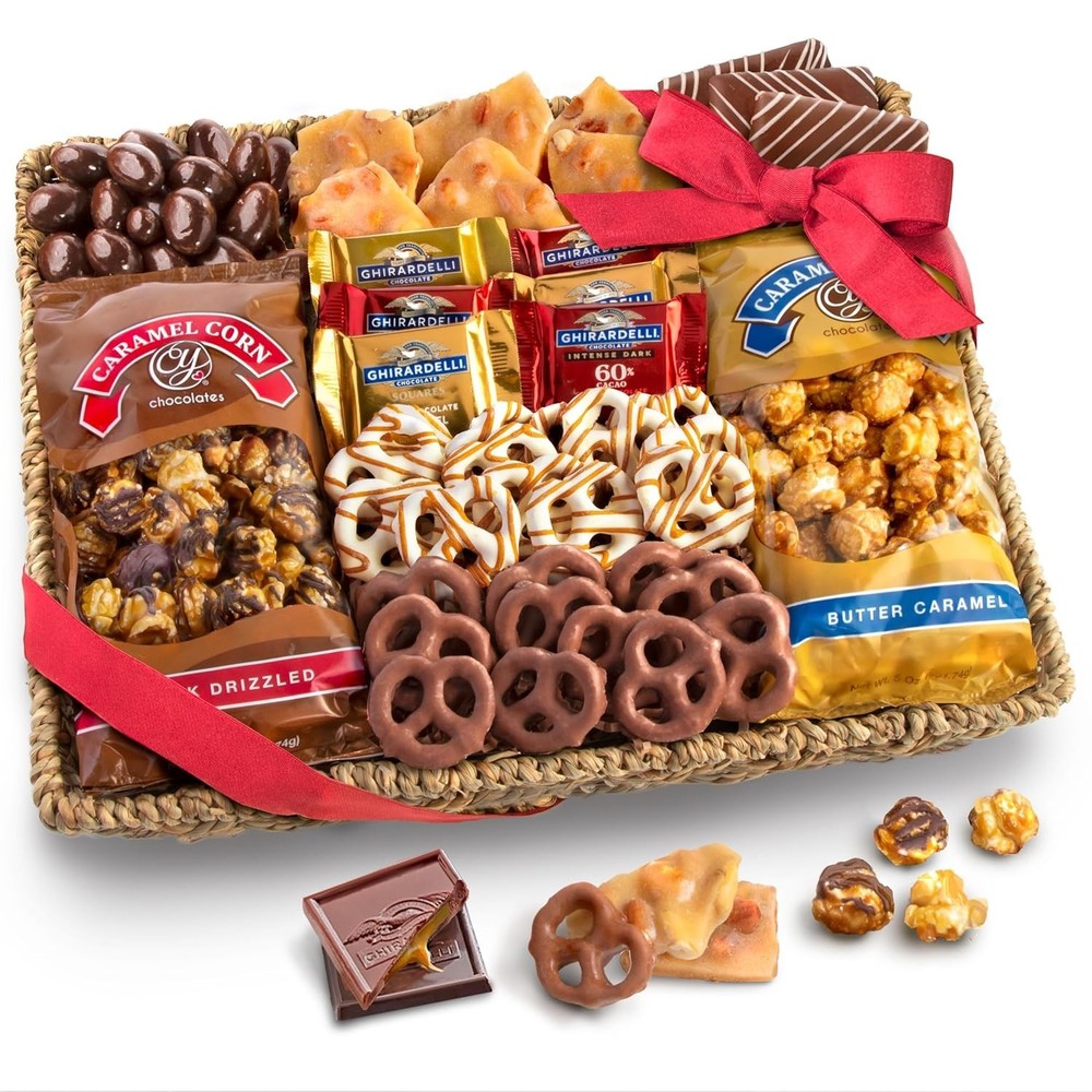 Ghirardelli Chocolate Squares Gift Basket