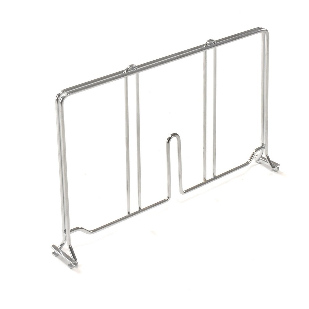Wire Shelf Divider, 14"W x 8"H, Silver Epoxy