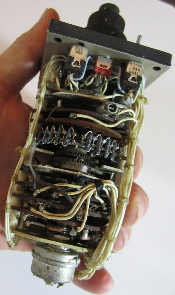 VINTAGE MILITARY CONTROL HEAD VHF NAV DIALS FUNCTION