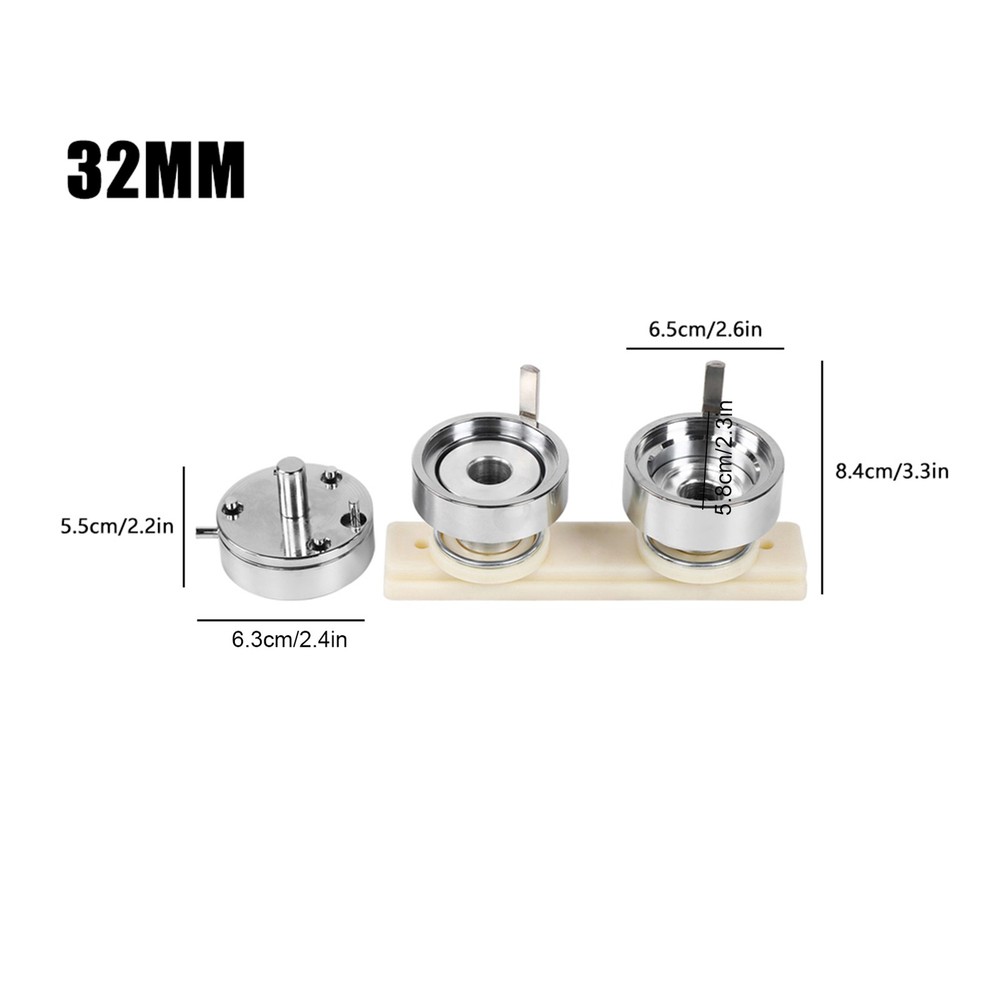 Premium 32mm Button Die Mold For Badge Maker Machine Recommended