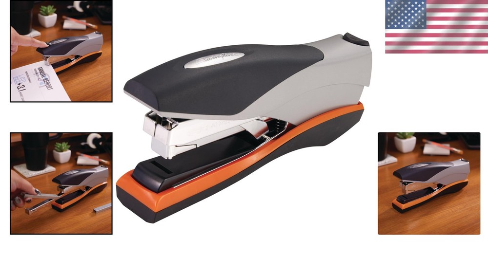 Stylish Optima 40 Stapler - 40 Sheet Capacity, Reduced Effort, Quiet Design