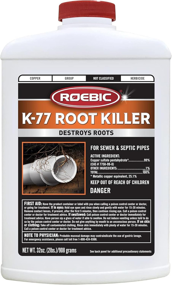 K-77 Granular Tree Root Killer, Chemical Septic System, Drain Field and Sewer Li