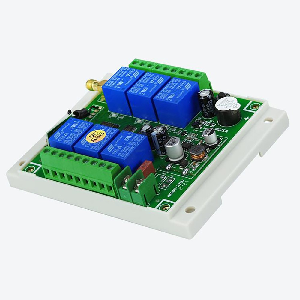 433mhz DC 6 Channel 10A Relay Receiver Wireless Remote Control RF Switch