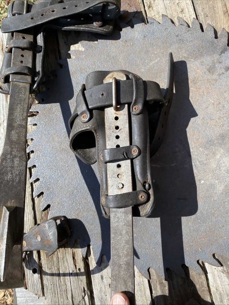 Buckingham Lineman Pole Climbing Spikes/Tree Climbing Spikes Adjustable