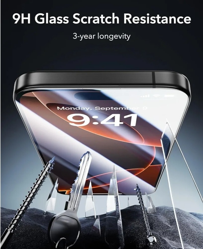 ESR 3 Pack for iPhone 16 Pro Max Screen Protector 9H Hardness