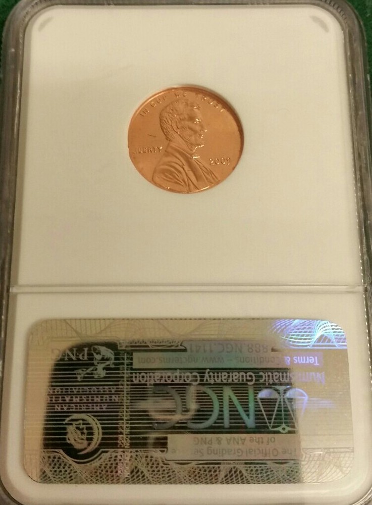NGC 2009 1C Formative Years Penny, Brilliant Uncirculated