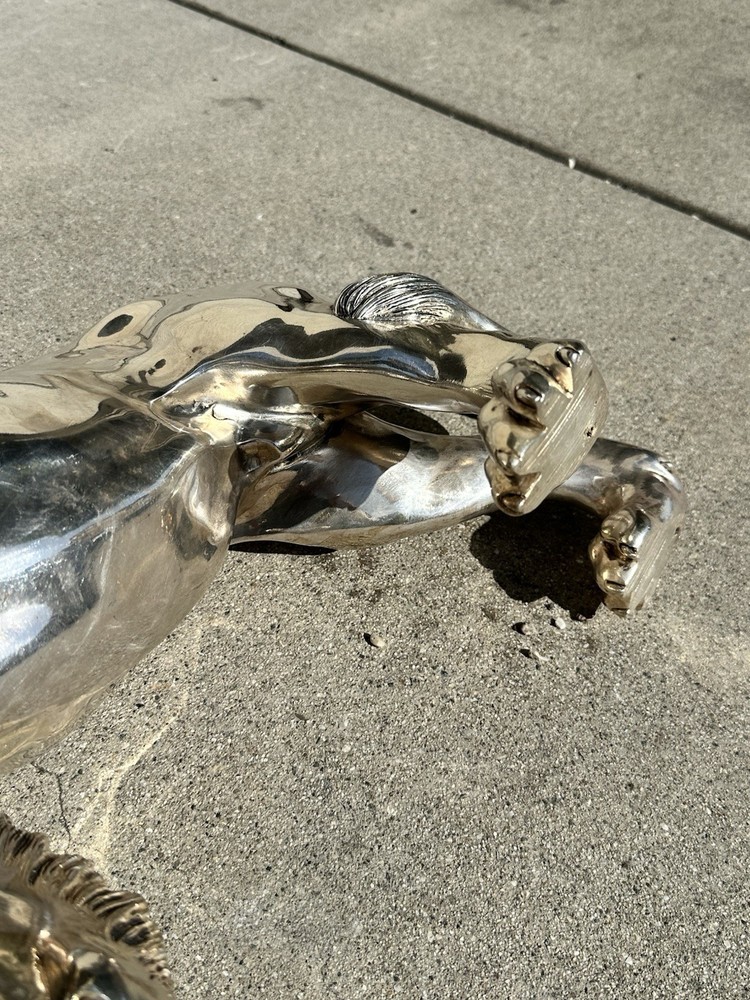 Sterling Silver 925 Lion Sculpture Signed
