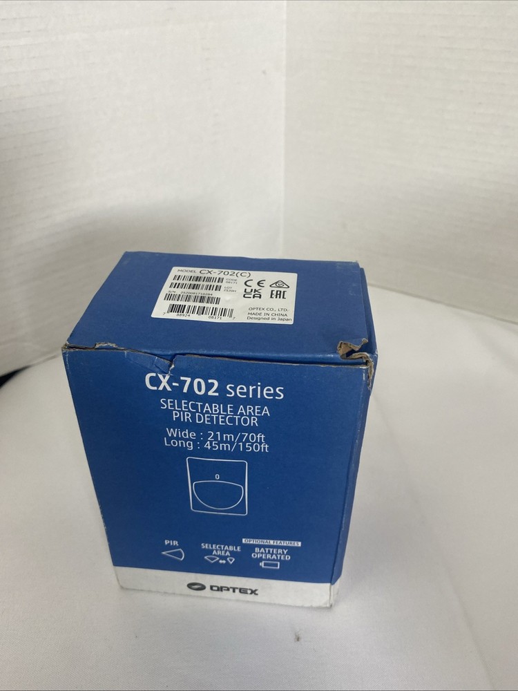 Optex CX-702 Passive Infrared Motion Detector Sensor