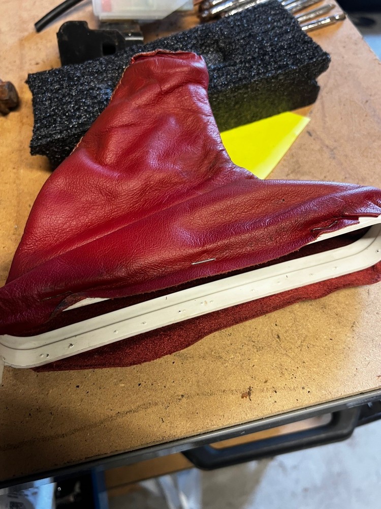 MGF /MGTF Red Leather Handbrake Gator